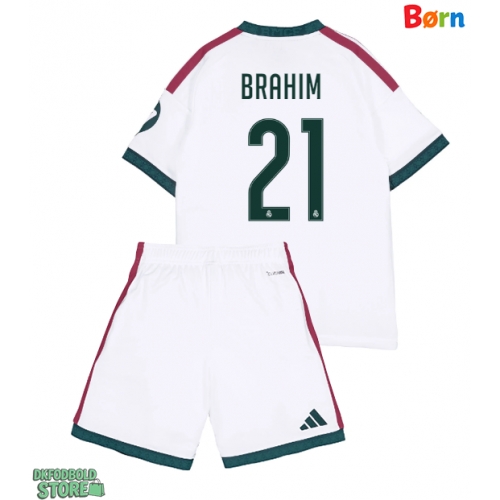 Real Madrid Brahim Diaz #21 Replika Babytøj Hjemmebanesæt Børn 2026-27 Kortærmet (+ Korte bukser)